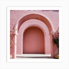 Pink Wall Stock Videos & Royalty-Free Footage Art Print