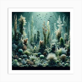 Underwater coral Life Art Print