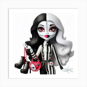 Monster High Doll 3 Art Print