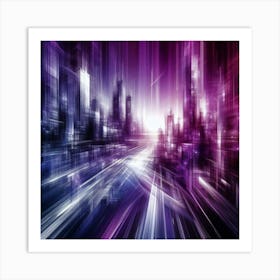 Abstract Cityscape 36 Art Print