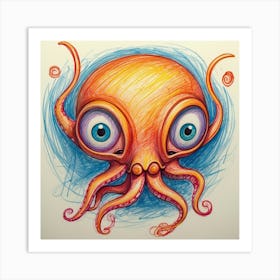 Octopus 120 Art Print