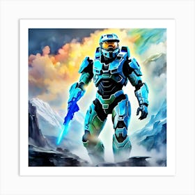 Master Chief Art Print