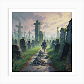 Churchyard(1) Art Print