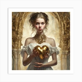 748962 Vintage, Three Dimensional Painting,Full Height, R Xl 1024 V1 0 Art Print