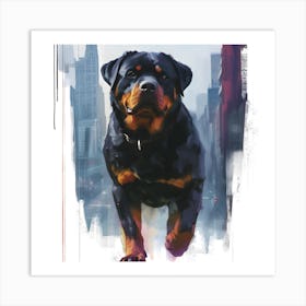 Rottweiler 2 Art Print