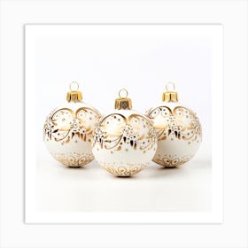 Christmas Ornaments 7 Art Print