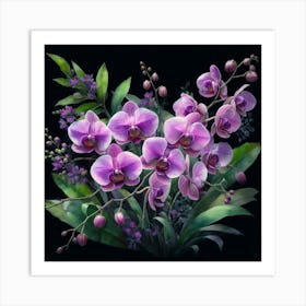 Orchids Art Print