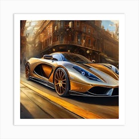 Mclaren F1 4 Art Print