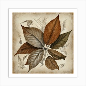 Autumn Leaves 7 Art Print