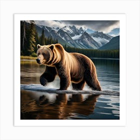 Grizzly Bear Art Print