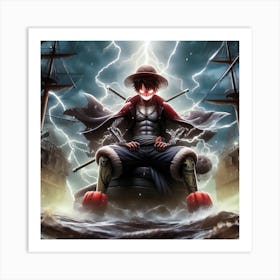 Luffy OP Art Print