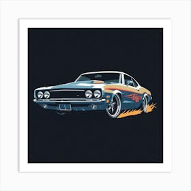 Muscle Car Art Print