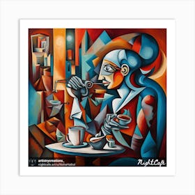 Night Cafe Art Print