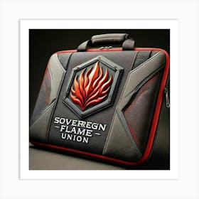 Sovereign Flame Laptop Carrying Case Art Print