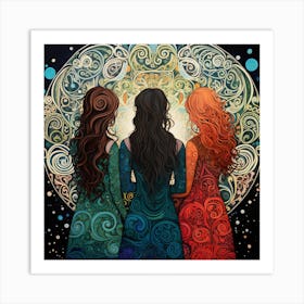 Three Sisters 3 Art Print
