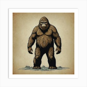 Bigfoot 9 Art Print