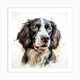 Springer Spaniel Portrait Art Print