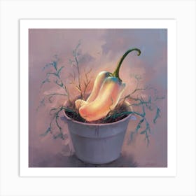 Pepper In A Pot 4 Art Print