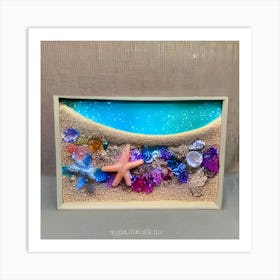 Sea Shells And Starfish Art Print