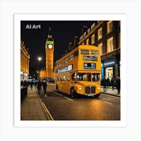 Big Ben At Night 5 Art Print