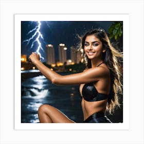 Lightning Bolt hkk Art Print