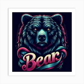 Bear Illustration Art Print