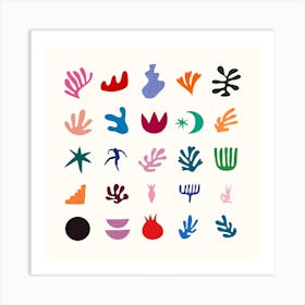 Matisse Elements Square Art Print