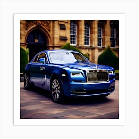 Rolls Royce Car Automobile Vehicle Automotive British Brand Logo Iconic Luxury Prestige P Art Print