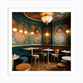 Dining Room In Paris Art Print