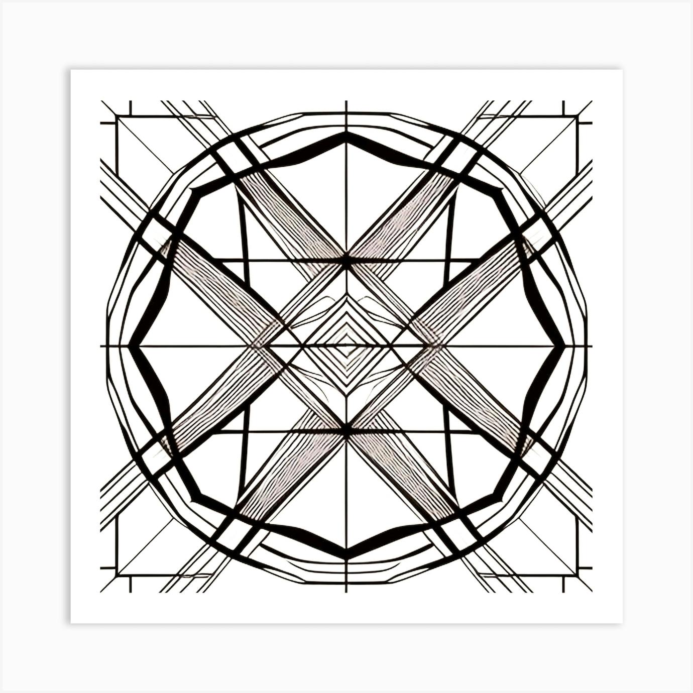 Square Geometry Art | Square Geometry Pattern with Painting | Geometry  Design | Simple Art Drawing - YouTube