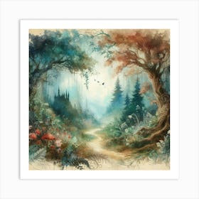 Fairytale Forest 16 Art Print