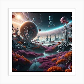 3d Universe 7 Art Print