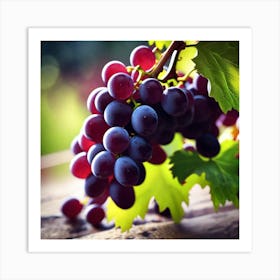 Grapes On The Vine 40 Art Print