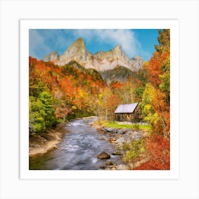 Autumn In The Mountains 5 Art Print