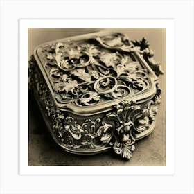 Antique Jewelry Box Art Print