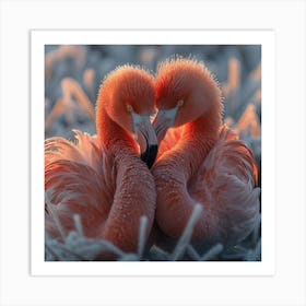 Flamingos 6 Art Print