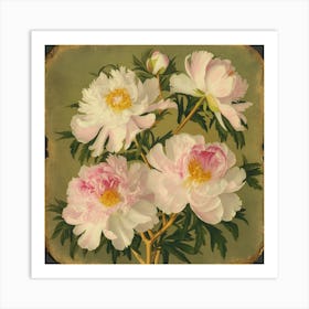 Peonies 12 Art Print