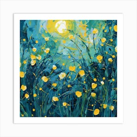 Poppies In The Meadow 2 Art Print