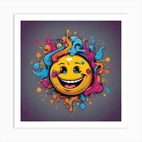 Smiley Face Art Print