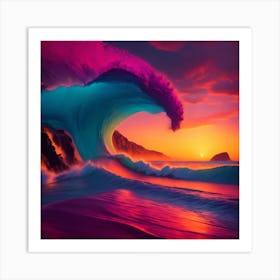 Ocean Wave Art Print