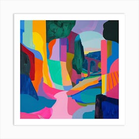 Abstract Park Collection Golden Gate Park Kiev 4 Art Print