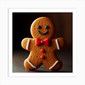 Gingerbread Man 4 Art Print