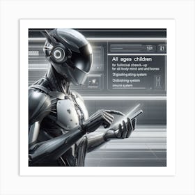 Cyborg 27 Art Print