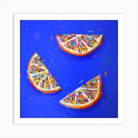 Orange Segments 1 Art Print