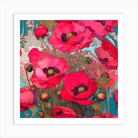 Poppies Art Print