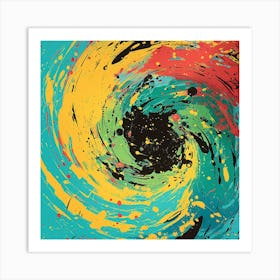 Abstract Swirl Canvas Print Art Print