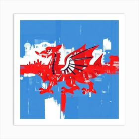 Wales Flag 1 Art Print