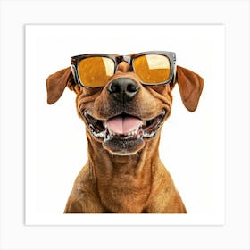 Dog In Sunglasses 9 Art Print