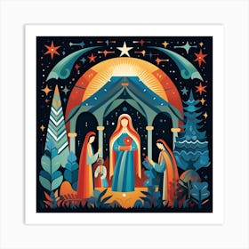 Nativity Art Print