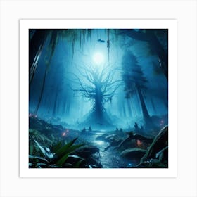 Dark Forest 1 Art Print